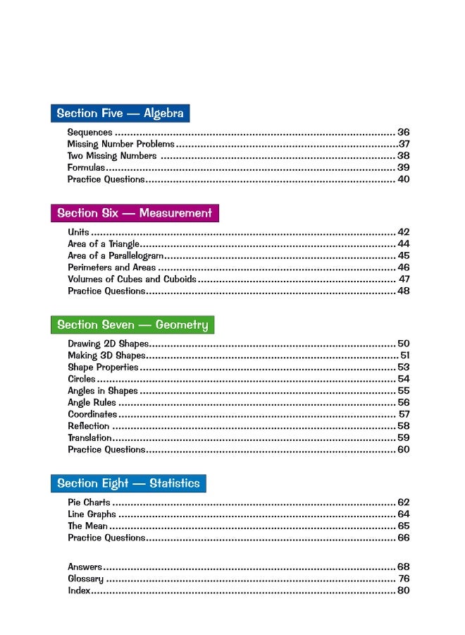 كتاب دراسة مستهدف لمادة الرياضيات للصف السادس KS2 - Image 4
