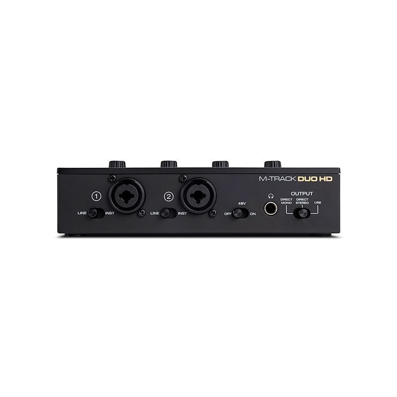 M-Audio M-Track Duo HD USB-C Recording Sound Card 192kHz High Resolution Dual Crystal Preamp Dual Combo Input Zero Latency Monitor Independent Headphone Knob For Two Microphones Podcast Guitar  Streaming - Image 3