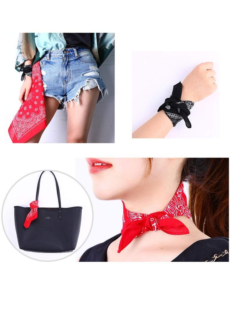 Sweet seven حزمة قماش بايسلي قطنية متعددة الاستخدامات - 3 قطع، أقنعة وجه، أوشحة، وغطاء رأس - Image 3