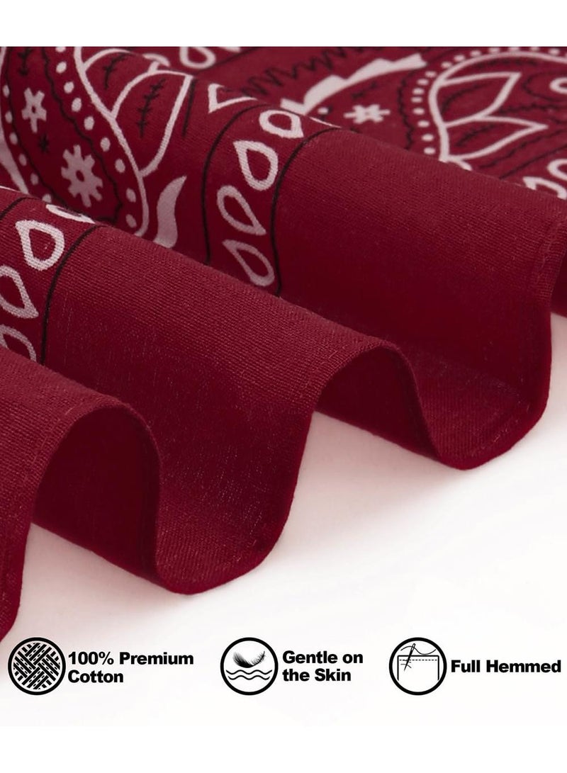 Sweet seven حزمة قماش بايسلي قطنية متعددة الاستخدامات - 3 قطع، أقنعة وجه، أوشحة، وغطاء رأس - Image 2