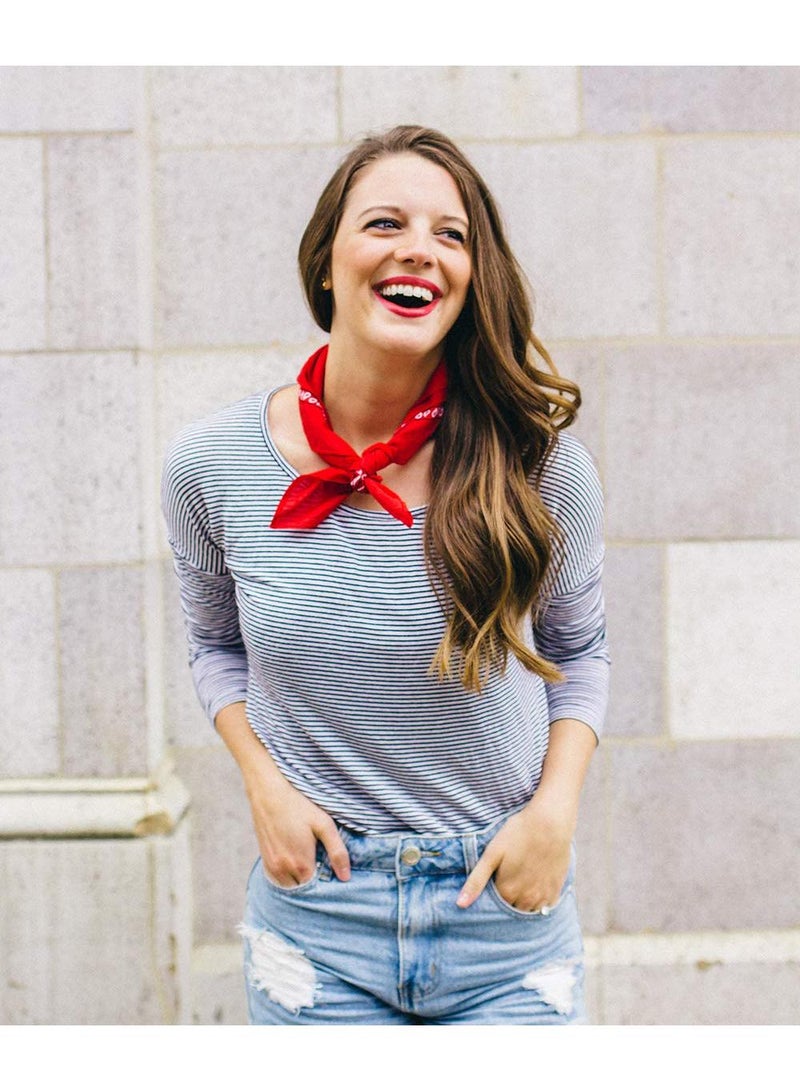 Sweet seven حزمة قماش بايسلي قطنية متعددة الاستخدامات - 3 قطع، أقنعة وجه، أوشحة، وغطاء رأس - Image 5