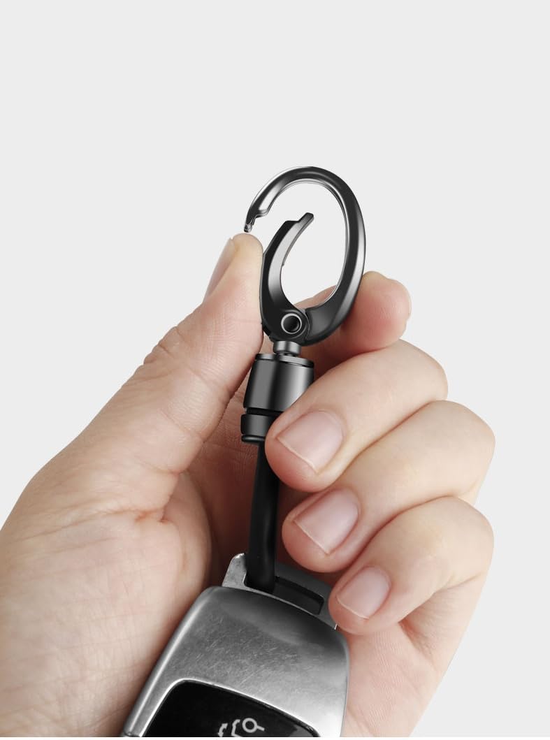 JVCV ® Soft TPU Transparent Cover Compatible with Skoda Kushaq Kylaq Slavia Taigun Tiguan Virtus Octavia Kodiaq Superb Folding Key (with Keychain - Style A) - Image 4