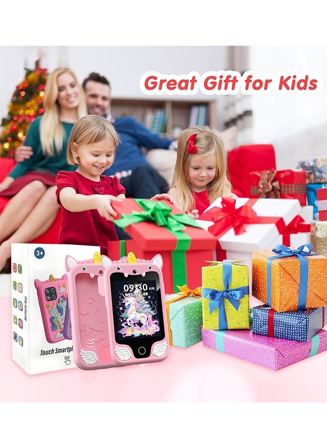 Kids Smart Phone Toys for Girls Ages 3-10 Toddler Play Travel Toys with Dual Camera Educational Learning Games Puzzles MP3 Music Player Birthday Gifts for Kids Girls 3 4 5 6 7 8 9 10Year Old - pzsku/Z848907932EB73EF37D3BZ/45/_/1729603380/49f363b1-0717-4602-aa44-117ca375d883