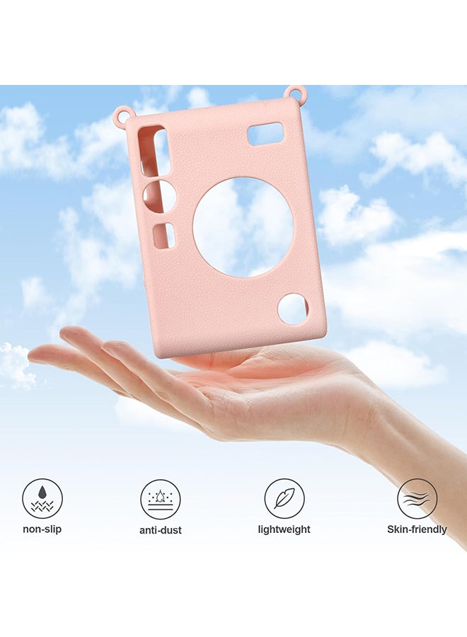 O Ozone Silicone Case for Fujifilm Instax Mini EVO Instant Camera – Soft Rubber Protective Cover, Slim Fit & Lightweight, Shockproof Skin for Mini EVO- Pink - Image 3