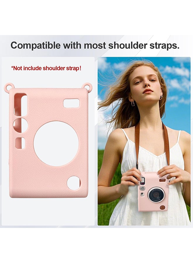 O Ozone Silicone Case for Fujifilm Instax Mini EVO Instant Camera – Soft Rubber Protective Cover, Slim Fit & Lightweight, Shockproof Skin for Mini EVO- Pink - Image 4