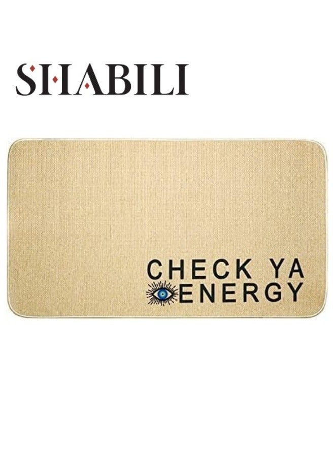 SHABILI Welcome Mats for Front Door 80 x 50 cm，Durable Non Slip Backing Floor Mat， Ultra Absorb Mud Easy Clean Entry Door mat for Indoor High Traffic Areas Outdoor Entryway Rug  - Image 1