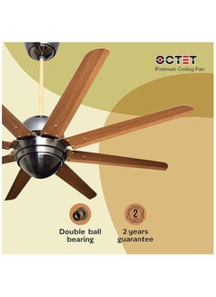 Havells Havells Octet 1320mm Ceiling Fan (Walnut Black Nickel)  - Image 4
