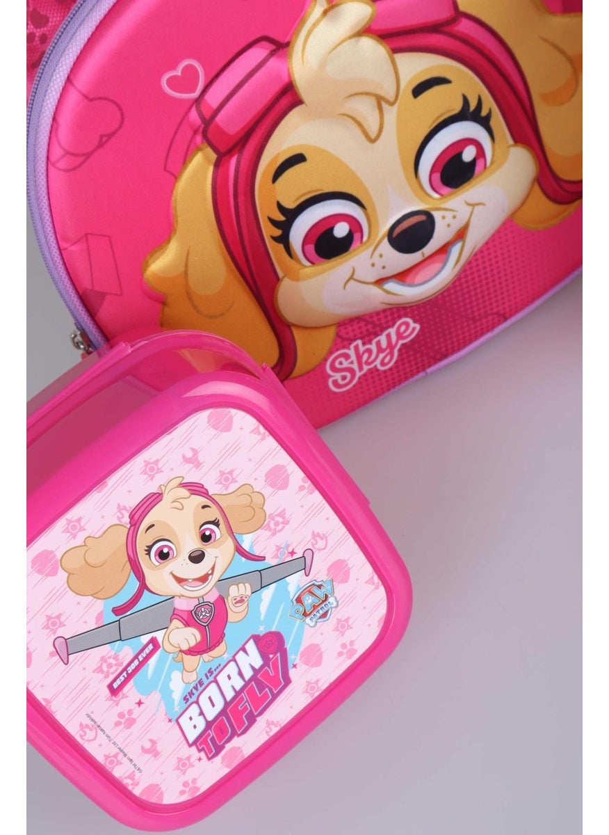 PAW PATROL - New Season Licensed Adventure at School Collection Lunch BAG, 500 ml Water Bottle and Lunch Box Meal Set - Image 1