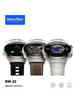 Haino Teko Haino Teko RW32 Smart Watch IPS HD AMOLED Screen Curved Glass Three Bands Silicone Stainless Steel Leather  - Image 1