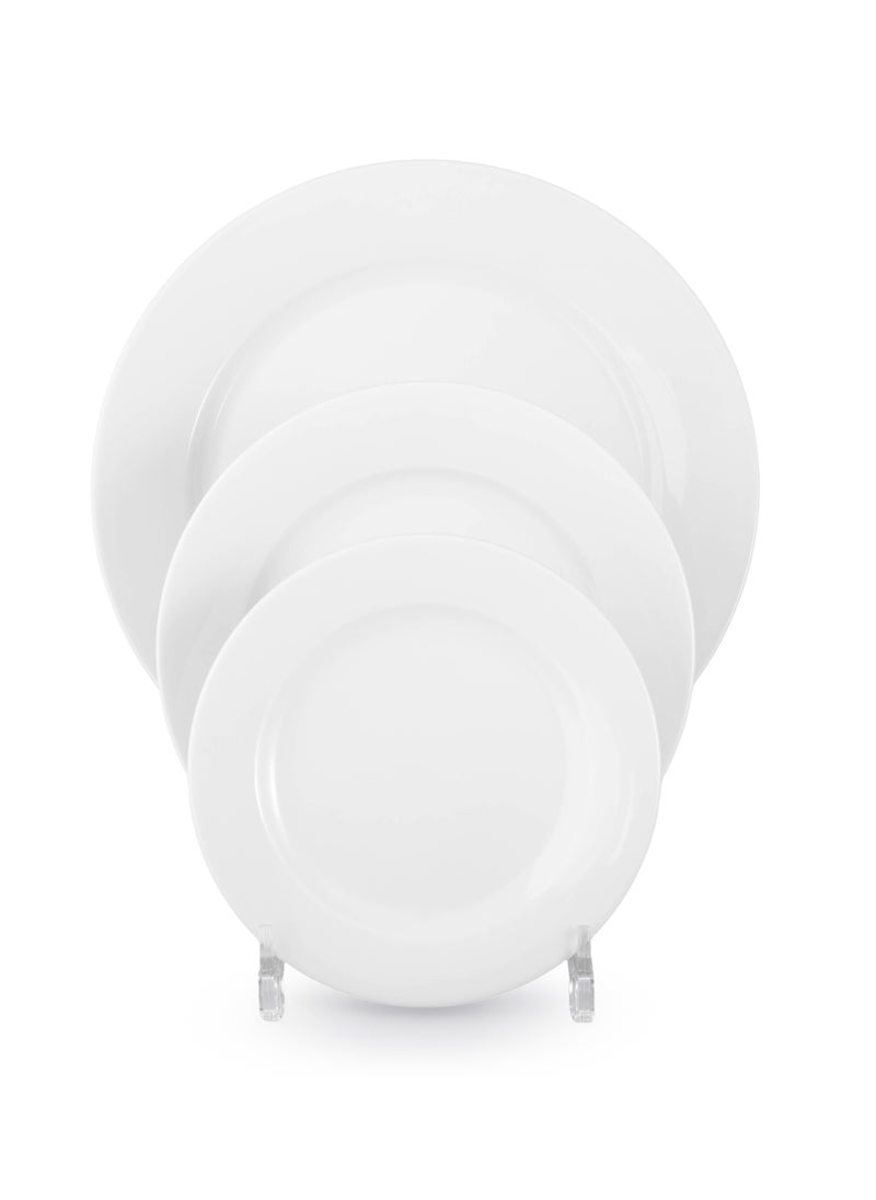 Dania Bon China Luxury White Dinner Set 30 Pieces, Combining Modern Design with High Quality  - Image 2