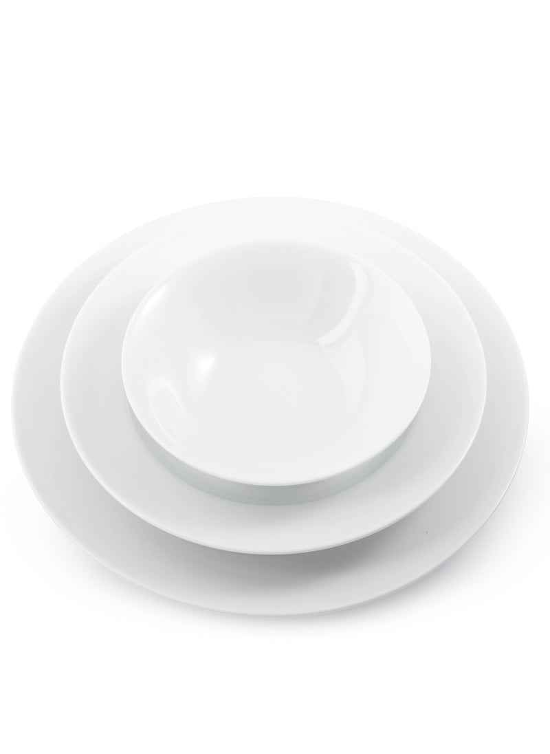 Dania Bon China Luxury White Dinner Set 30 Pieces, Combining Modern Design with High Quality  - Image 3