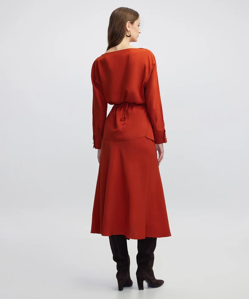 Ipekyol Relaxed Fit Basic Blouse with Tied Detail