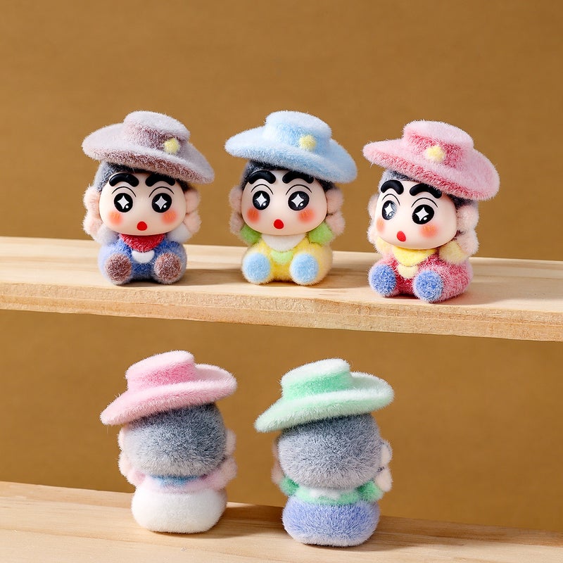 9 Styles Cowboy Shin-chan Mini Figure Set - Image 4