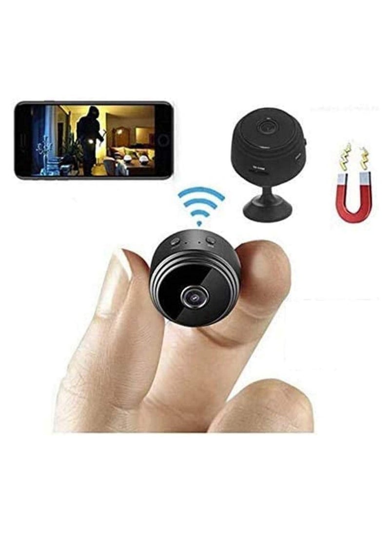 ELTRAZONE Wireless WiFi Security Mini Camera A9 HD 1080P with Night Vision and Motion Detection, 16GB TF Card (Black) - Image 1