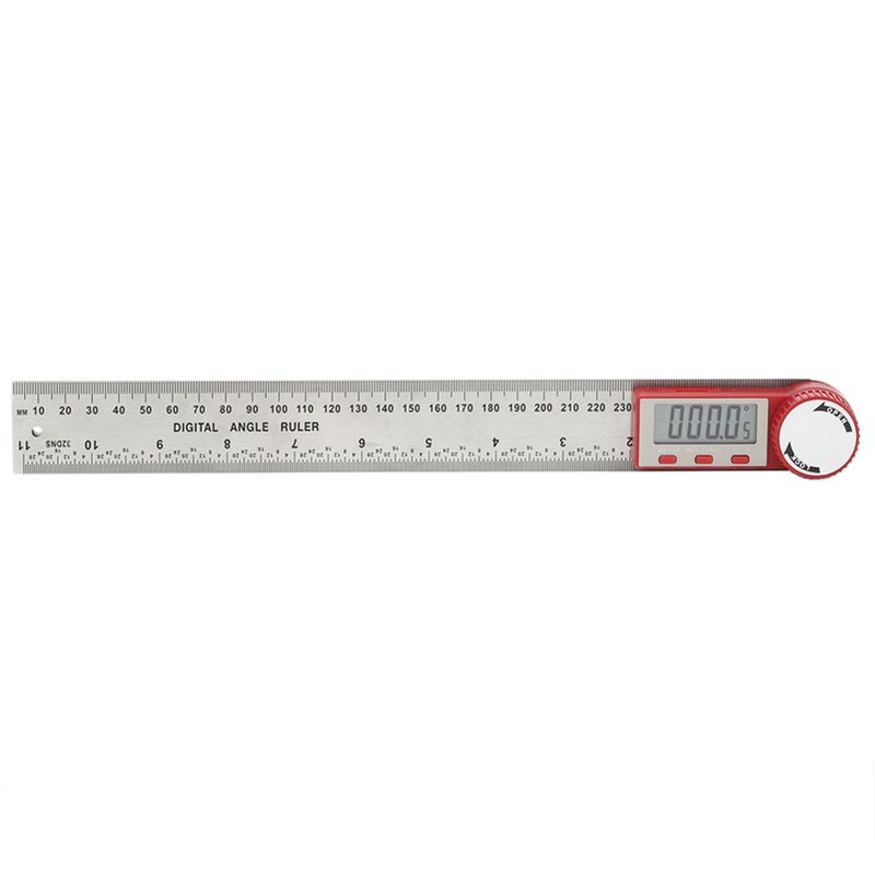 Digital Ruler Stainless Steel Electronic Ruler 360 Degree Measuring Tool for Angle Length Measurement0-300mm - Image 5
