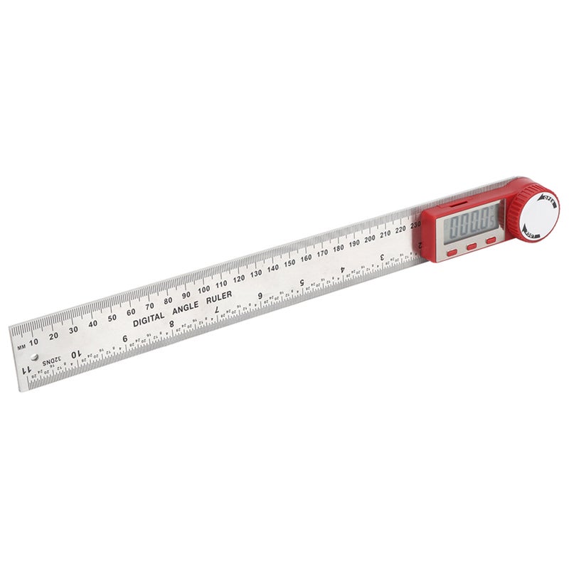 Digital Ruler Stainless Steel Electronic Ruler 360 Degree Measuring Tool for Angle Length Measurement0-300mm - Image 4