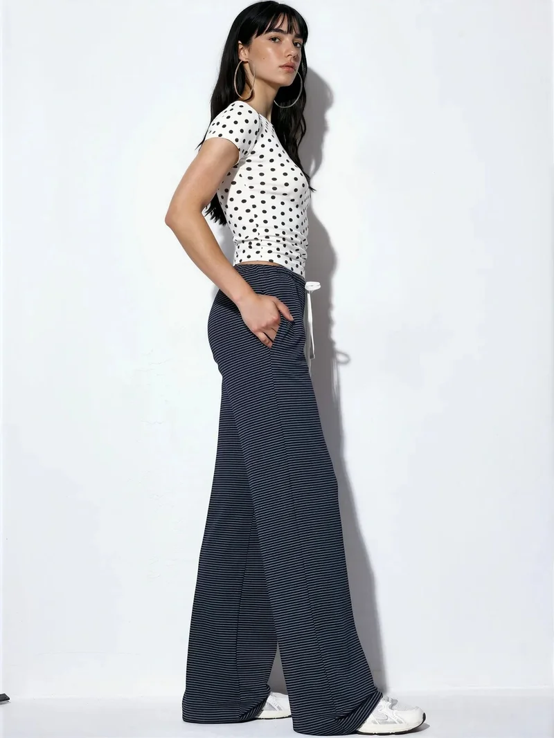 Busem BUSEM Striped Straight-leg Sweatpants