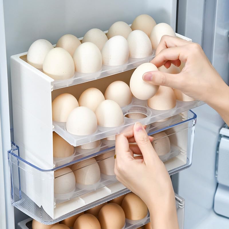 MosQuick40 Egg Holder Egg Box egg box Container for Kitchen and Fridge Versatile egg storage box for Efficient Storage and Organization - Image 3