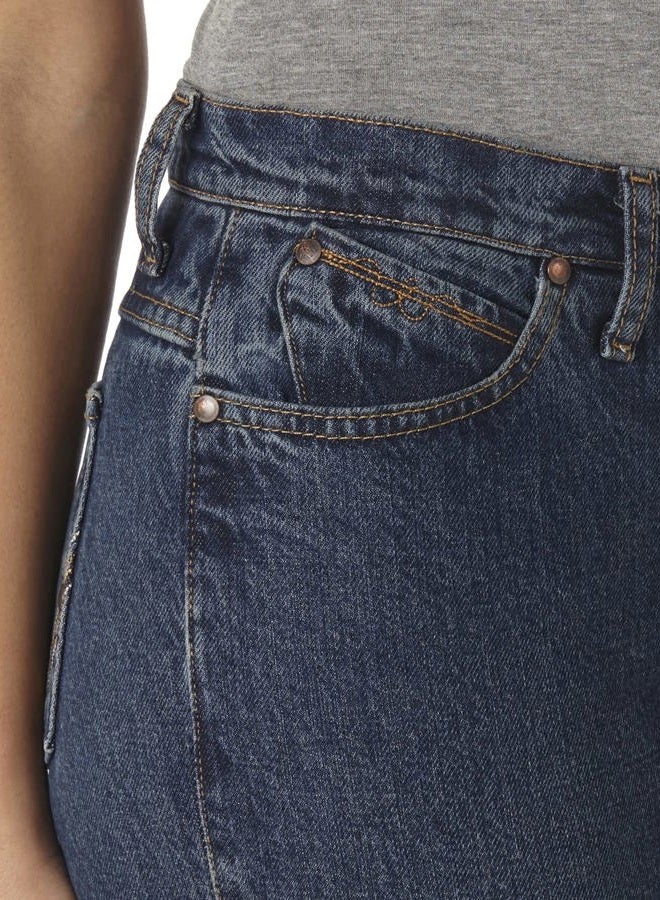 Wrangler Women's Cash Mid Rise Vented Hem Ultimate Riding Jean, American Spirit, 15W x 34L - Image 2