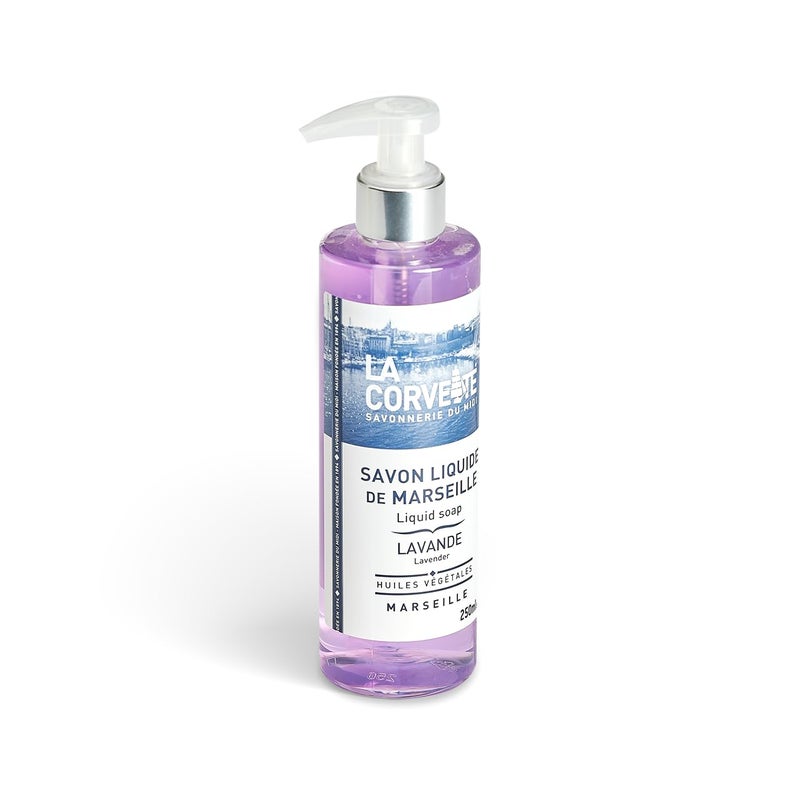 La Corvette Liquid Marseille Soap LAVENDER 250ml - Image 3