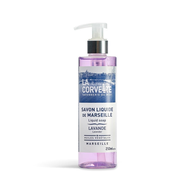 La Corvette Liquid Marseille Soap LAVENDER 250ml - Image 1
