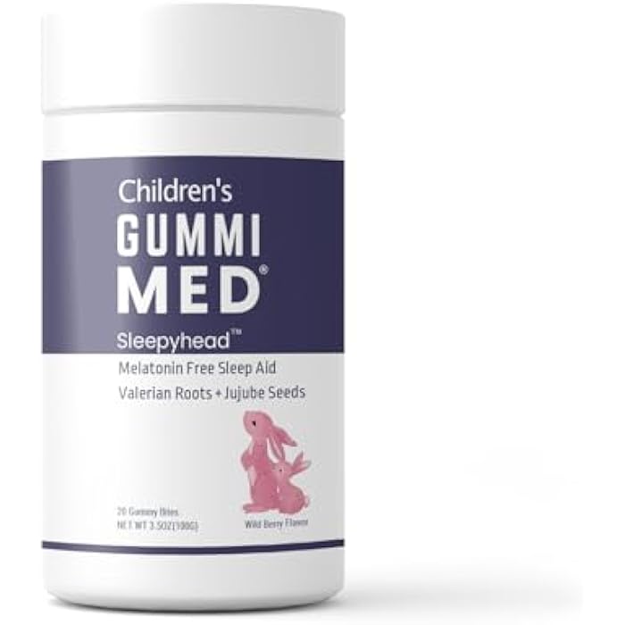 SGC GummiMED Children's Sleepyhead – Melatonin-Free Sleep Gummies | Herbal Blend Sleep Supplement | Valerian Root & Wild Jujube | Sleep Aid for Kids - Image 3