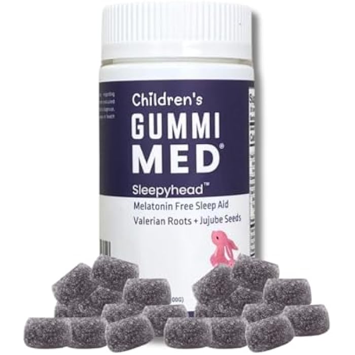 SGC GummiMED Children's Sleepyhead – Melatonin-Free Sleep Gummies | Herbal Blend Sleep Supplement | Valerian Root & Wild Jujube | Sleep Aid for Kids - Image 1