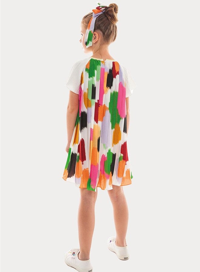 Lia Lea Girl Patterned Dress - Image 3