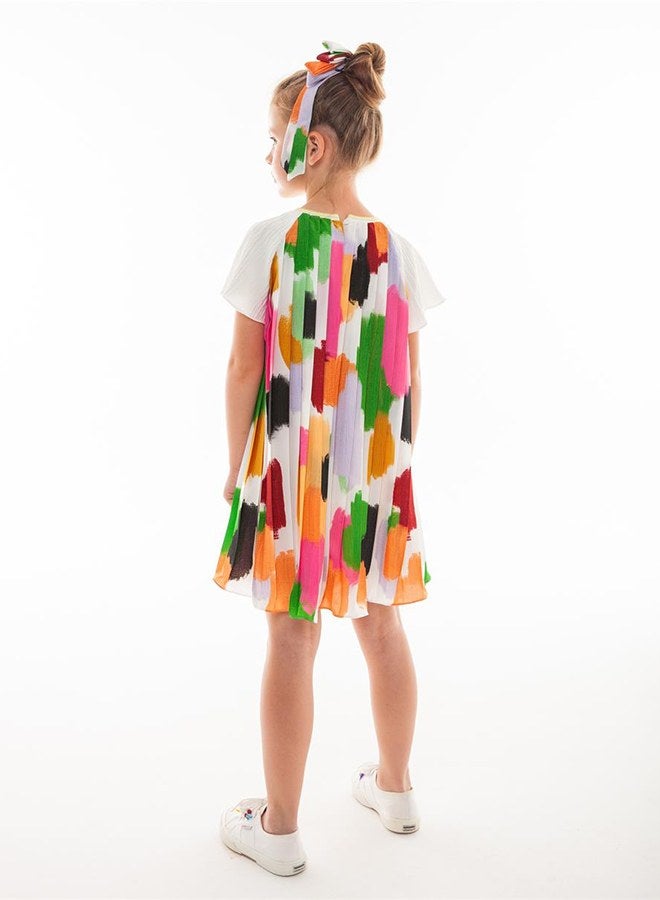 Lia Lea Girl Patterned Dress - Image 2