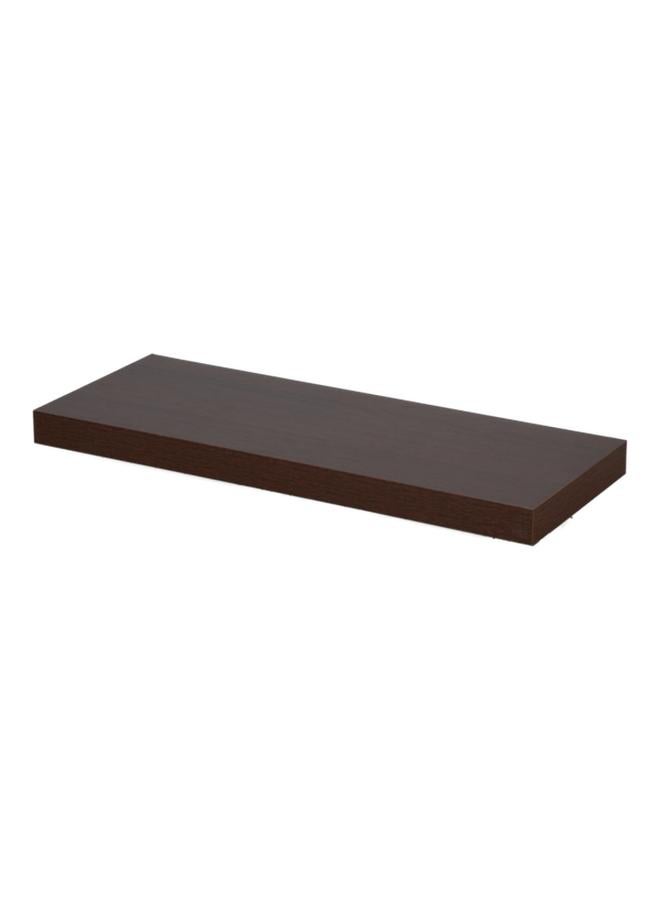 HONEY BEE Wall Mounted Laminated Dust-Resistant Rectangular MDF Floating Shelf Walnut - Image 2