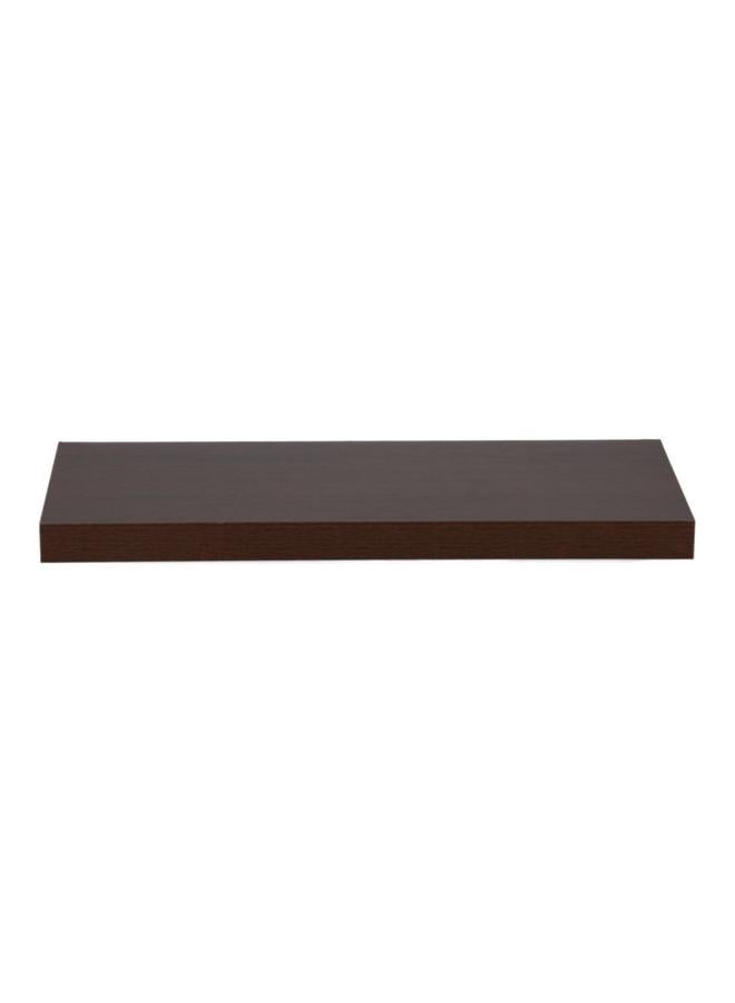 HONEY BEE Wall Mounted Laminated Dust-Resistant Rectangular MDF Floating Shelf Walnut - Image 1