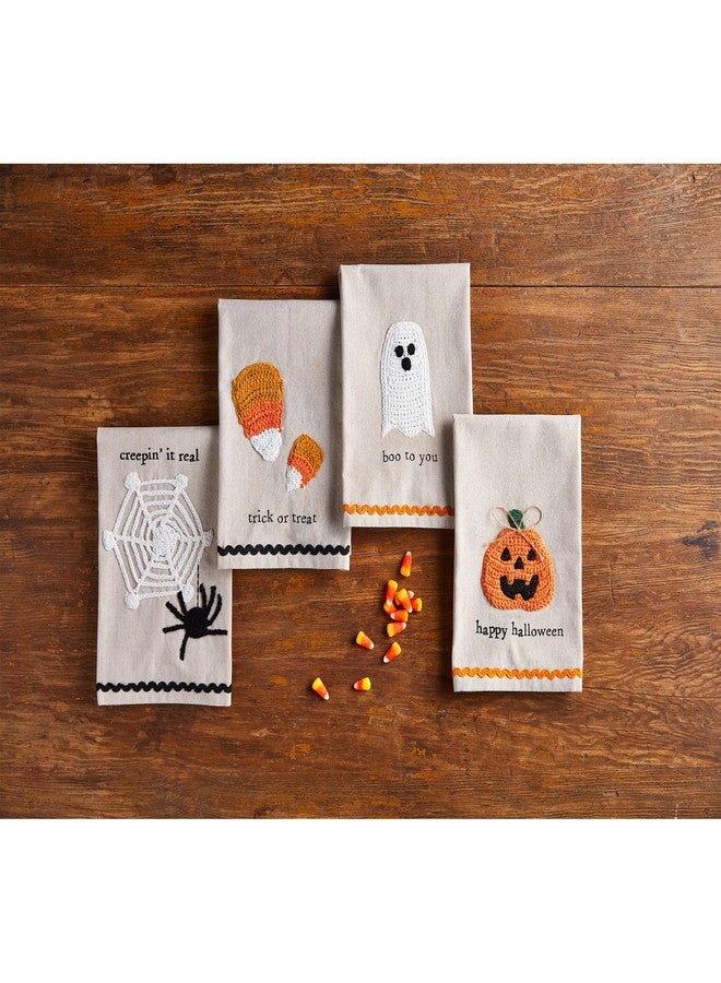 Mud Pie Crochet Towel, Trick, 10.5" x 7" - Image 2