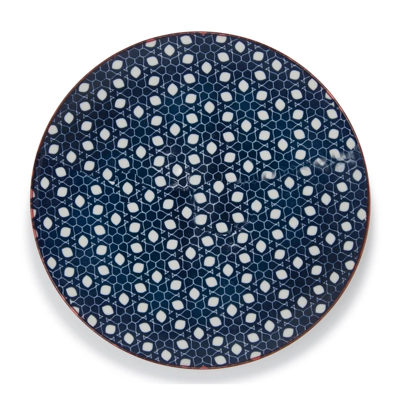 Simply Kitchen Floral Mm Reverse Moroccan Floral Ceramic Side Plate