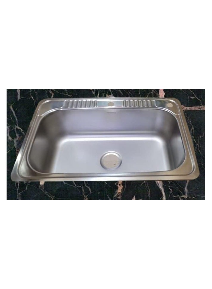 Shams Kitchen sink 80 x 50 cm with accessories - Image 2