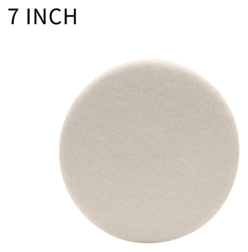 7 بوصة عجلة وسادة تلميع من الصوف اللباد لإصلاح الخدوش على الزجاج والفولاذ المقاوم للصدأ - Image 3