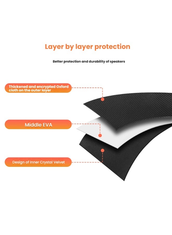 Suitable for JBL Charge 6/5/4 speaker hard shell protective cover portable all-inclusive single shoulder strap EVA speaker bag - Image 2