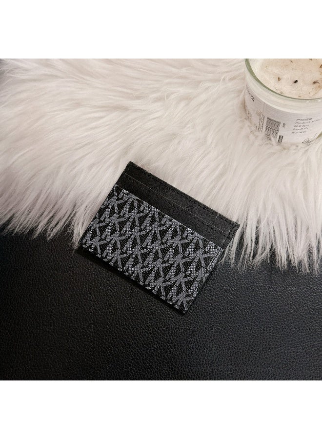 MK Exquisite high-end accordion card holder, ultra-thin, anti-demagnetization, multiple card slots, business card holder, portable ID organizer, suitable for both men and women - Image 1