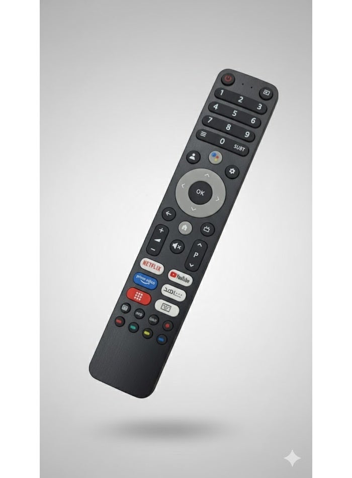 Universal Smart TV Voice Remote with App Shortcuts, Mouse Control, and Streaming Keys,compatible with Impex Smart TVs, including LCD and LED models. - Image 2