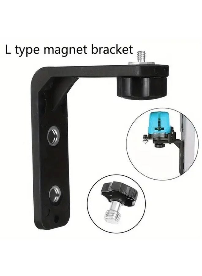 Magnetic L Bracket For Laser Levels Adjustable Dust Proof Mount With 5 8 Threads - Image 2