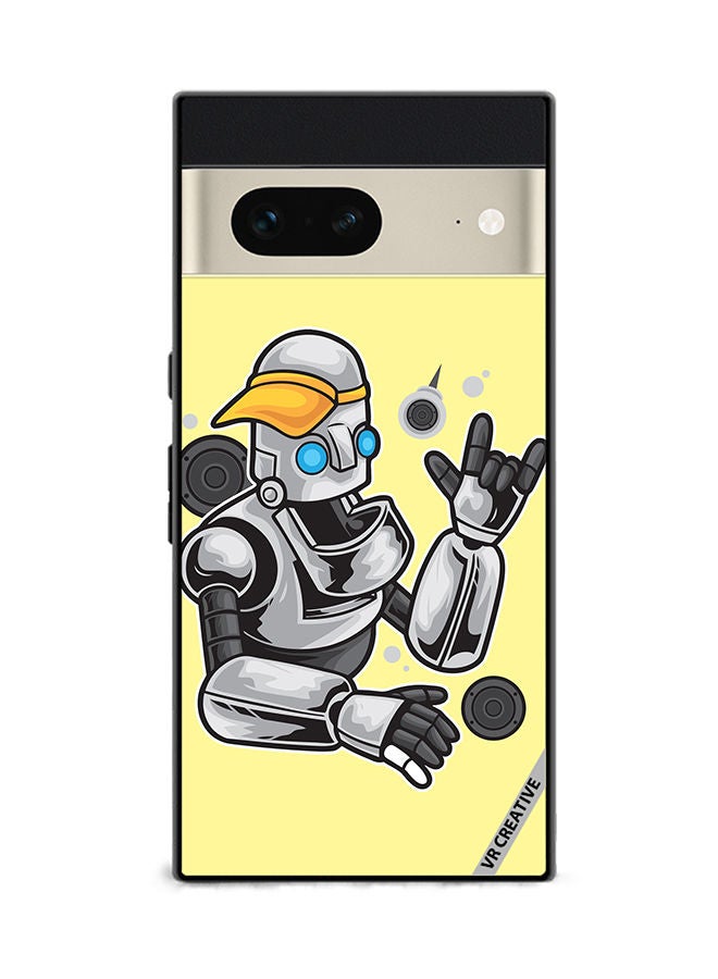 VR CREATIVE Protective Case Cover For Google Pixel 7 Cool Robot Design Multicolour - Image 1