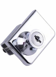 KASTWAVE Locks, Glass Door Display Double Open Glass Cabinet Display Cabinet Safety Lock, Suitable for 0.2-0.31""Glass Door, Separate Key Without Drilling, Zinc Alloy  - Image 3