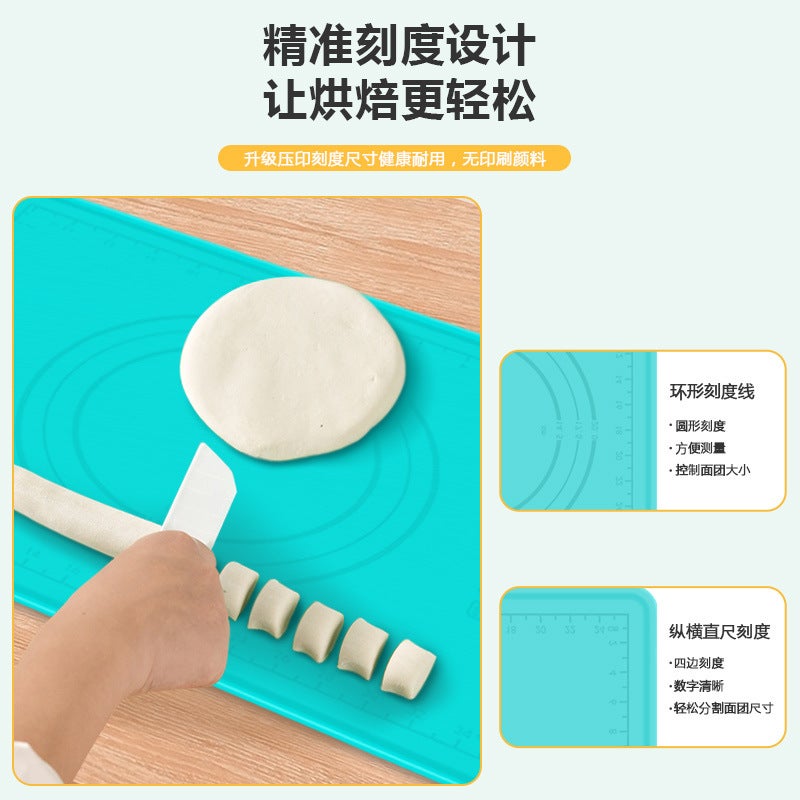 Platinum Silicone Dough Kneading Mat – Non-Slip High Temperature Resistant Baking Mat - Image 3