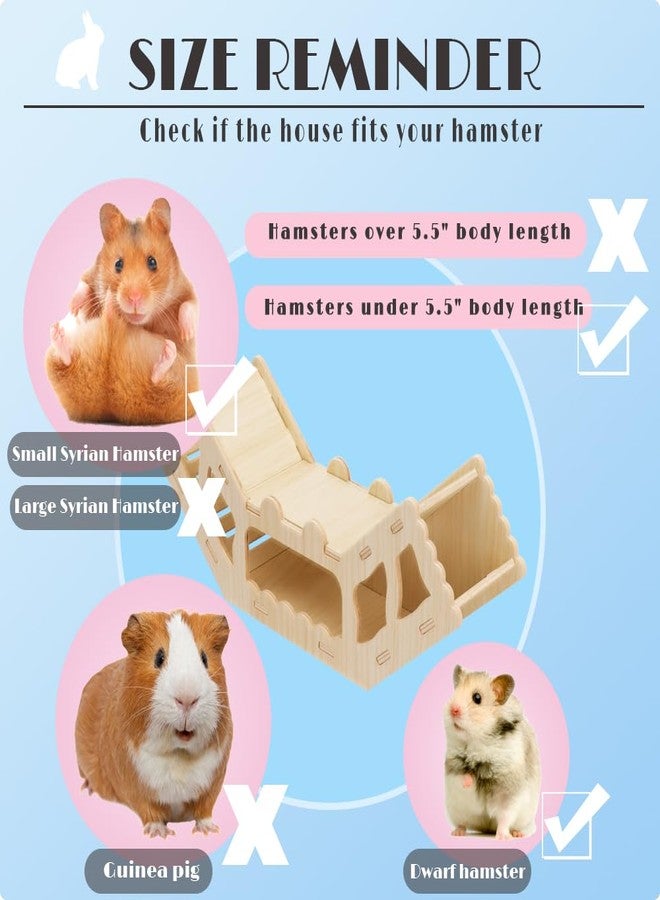 kcrygogo Wooden Hamster Tunnel Toy - Natural Chewable Hideout for Syrian, Dwarf Hamsters and Small Pets, Cage Decor and Play Accessory - Image 3