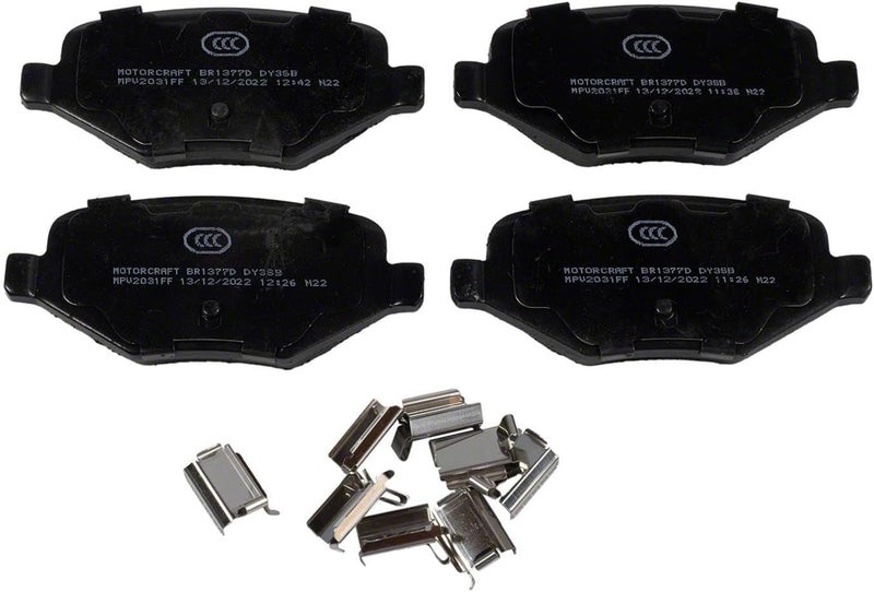 Motorcraft Genuine Rear Brake Pad Set for Ford Explorer, MKT, and Taurus - Image 3