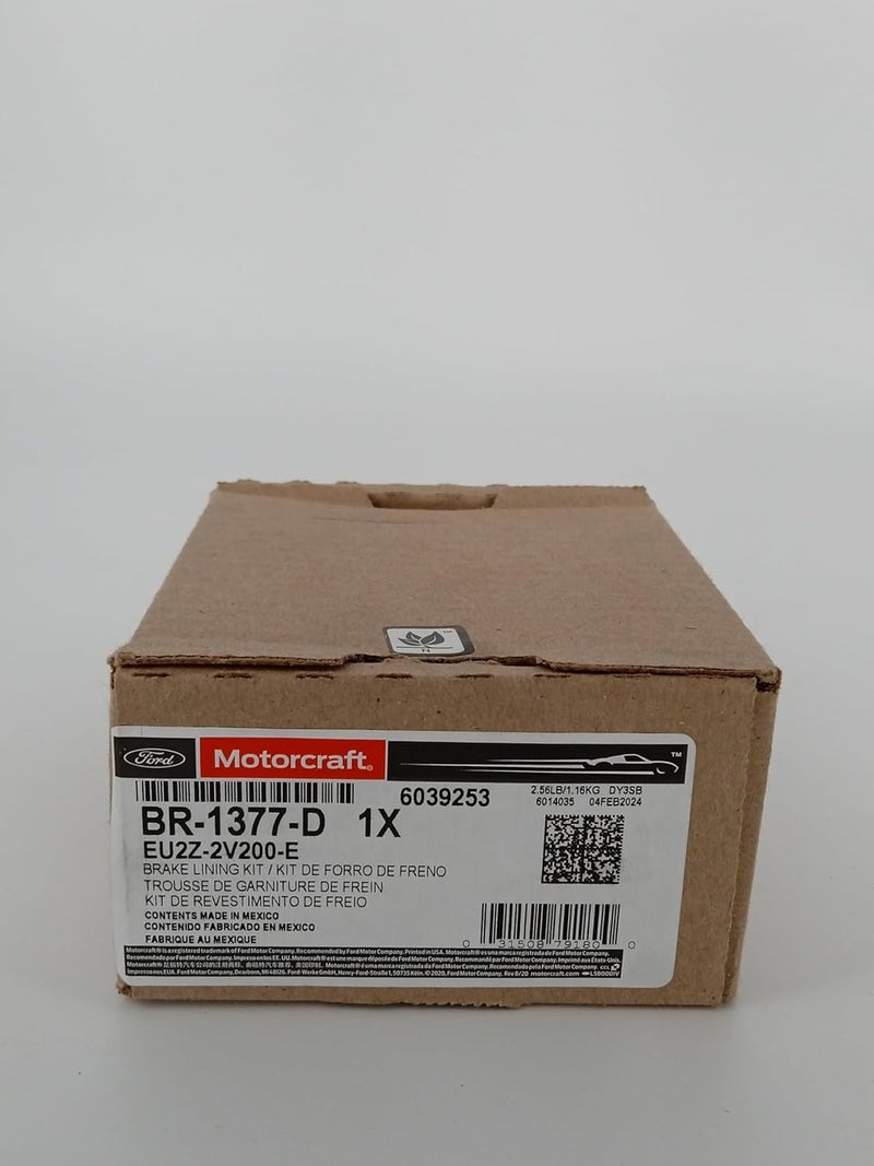 Motorcraft Genuine Rear Brake Pad Set for Ford Explorer, MKT, and Taurus - Image 2