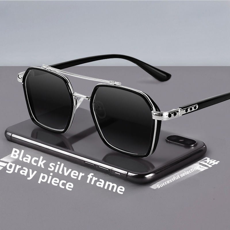 Generic Polarized Photochromic Sunglasses Unisex UV Protection [black silver box] does not change color 