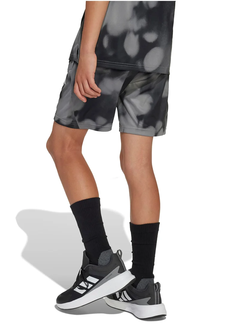 اديداس Youth Training Allover Graphic Shorts