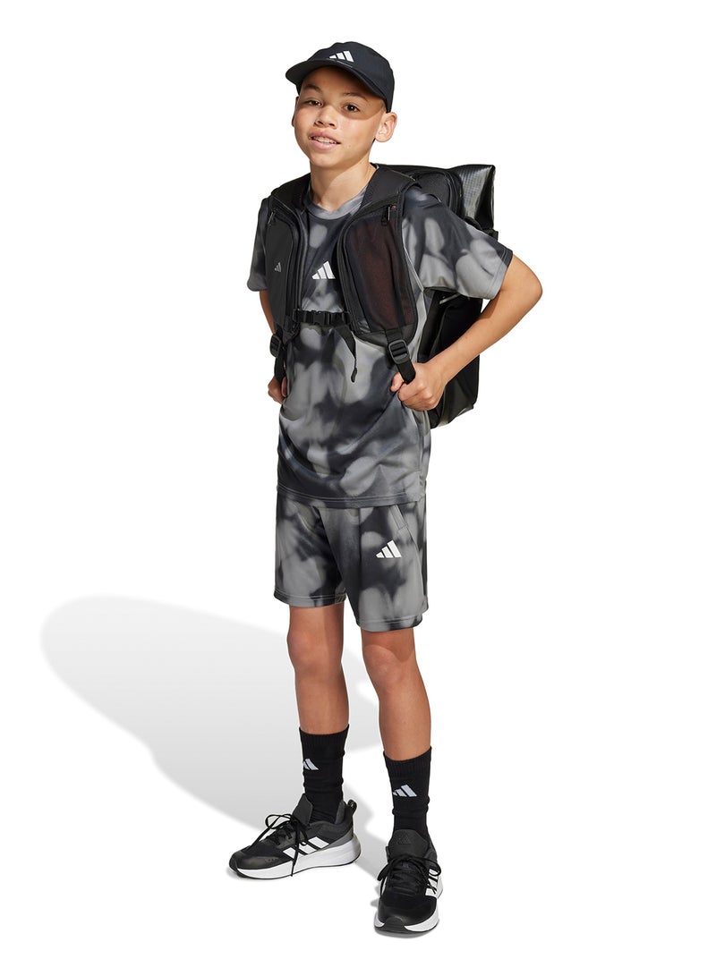 Adidas Youth Training Allover Graphic Shorts  - Image 4