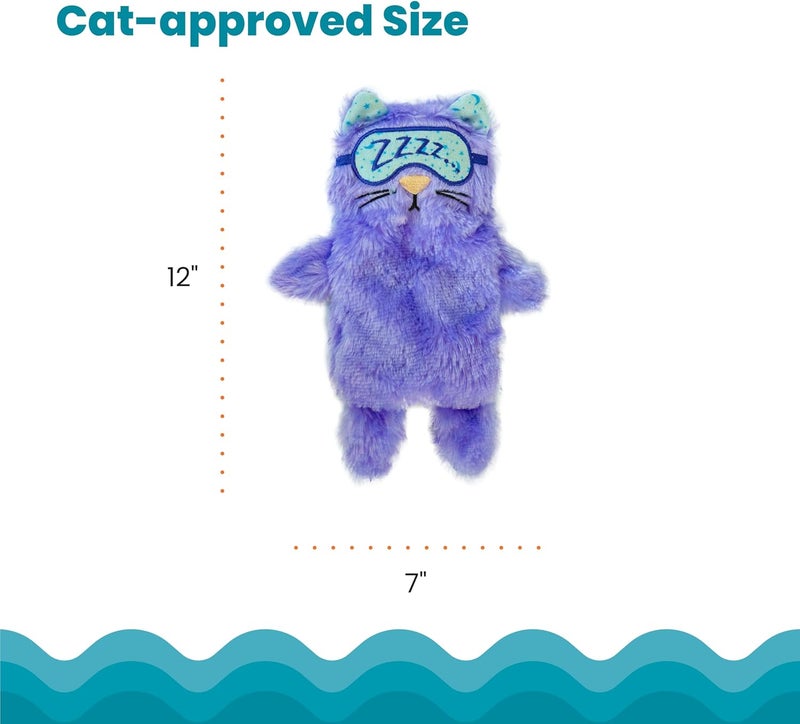 Catstages Petstages Purr Pillow Cat Toy For Nightime Play and Calm Comfort Featuring Soothing Noisemaker, Soft Plush Material - Image 5