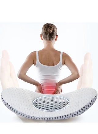 Lumbar Support Wedge Pillow Lower Back Pain Relief Sleep Bed Cushion Adjustable With 3D Air Mesh Technology Helpful In Before And After Pregnancy - pzsku/Z848AADC0CB16C8ED6320Z/45/_/1704290987/3215cdf6-2dcf-466e-9c92-ce8a6161fcde